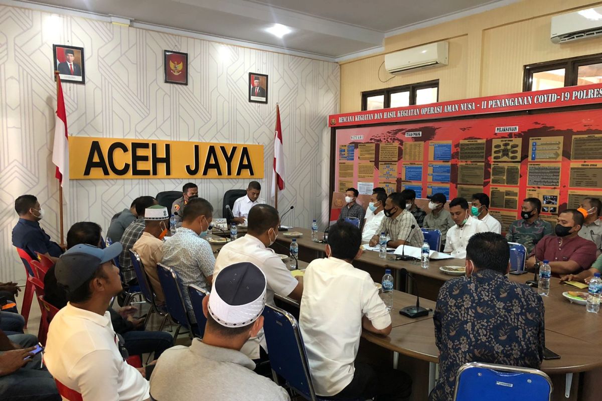 Polisi panggil puluhan pemilik tambak belum berizin di Aceh Jaya