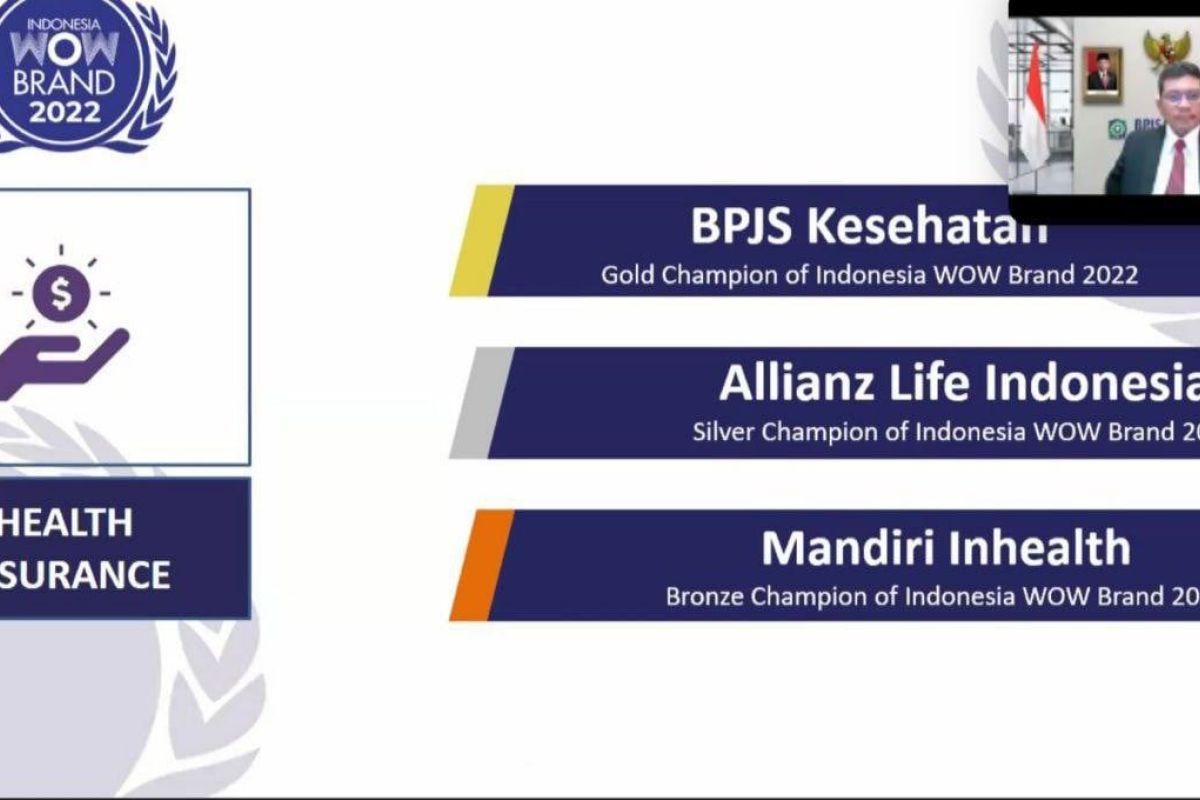 BPJS Kesehatan meraih penghargaan Gold Champion WOW Brand 2022