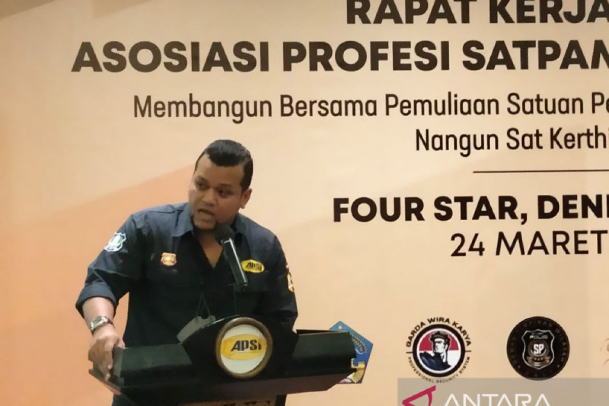 APSI Bali harapkan seluruh satpam miliki sertifikat kompetensi