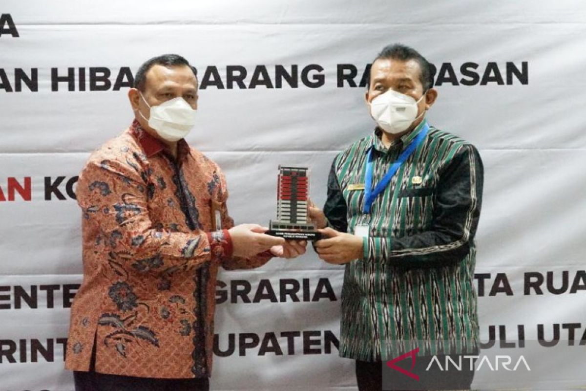 Tapanuli Utara terima hibah Rp6,6 M barang rampasan negara