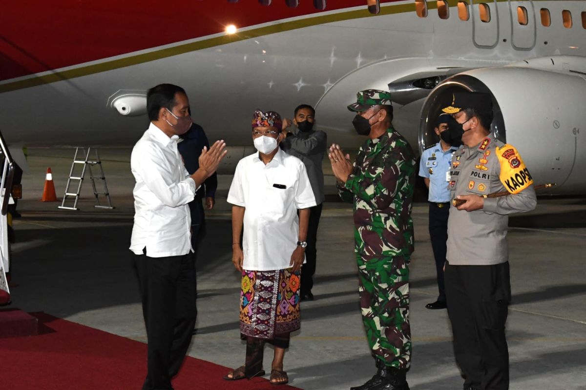 Presiden lanjutkan kunjungan kerja ke Bali