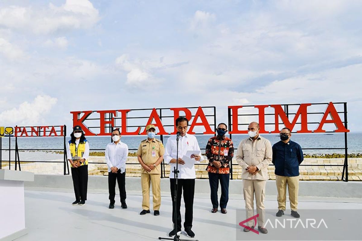 Presiden resmikan penataan kawasan Kota Kupang untuk destinasi wisata