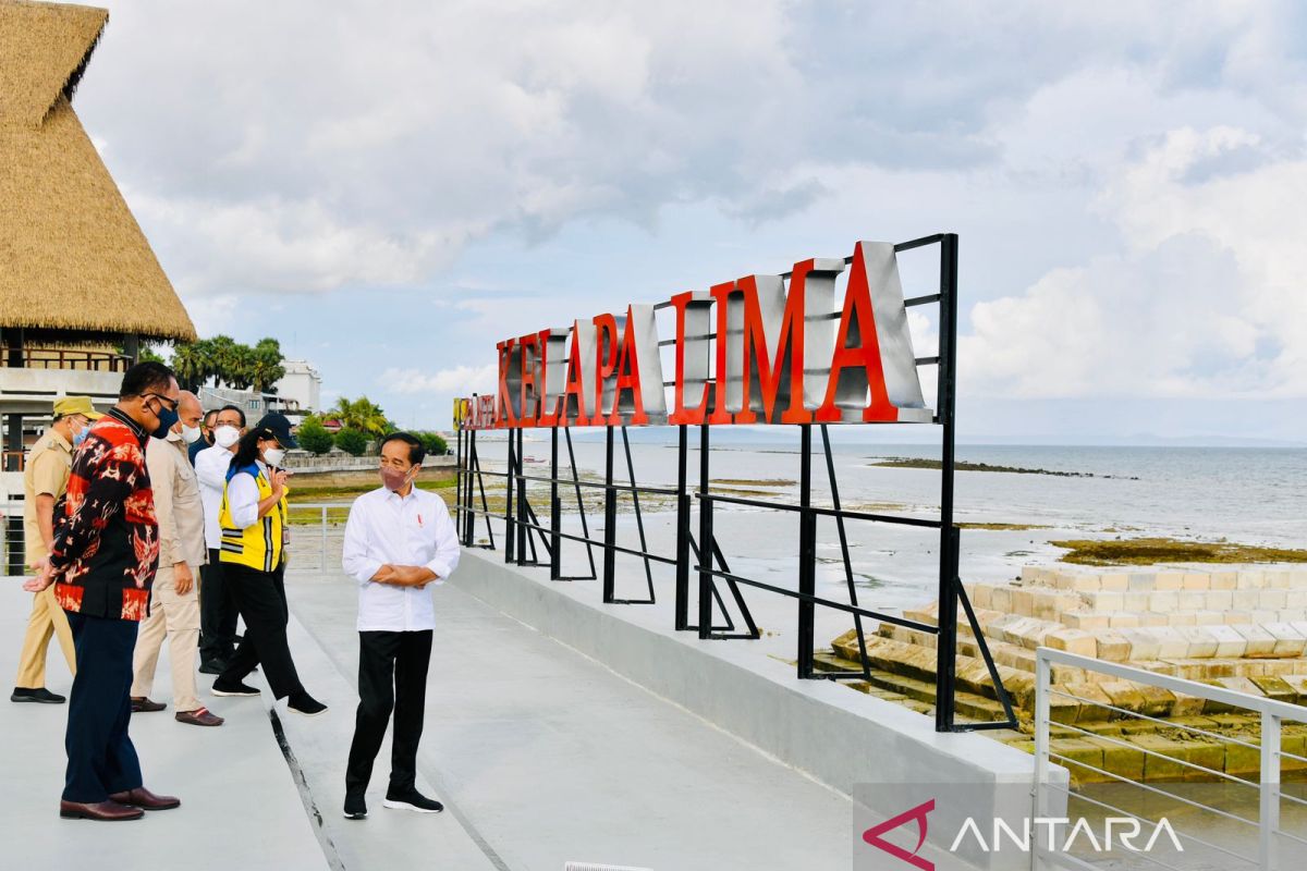 Presiden resmikan penataan kawasan Kota Kupang untuk destinasi wisata