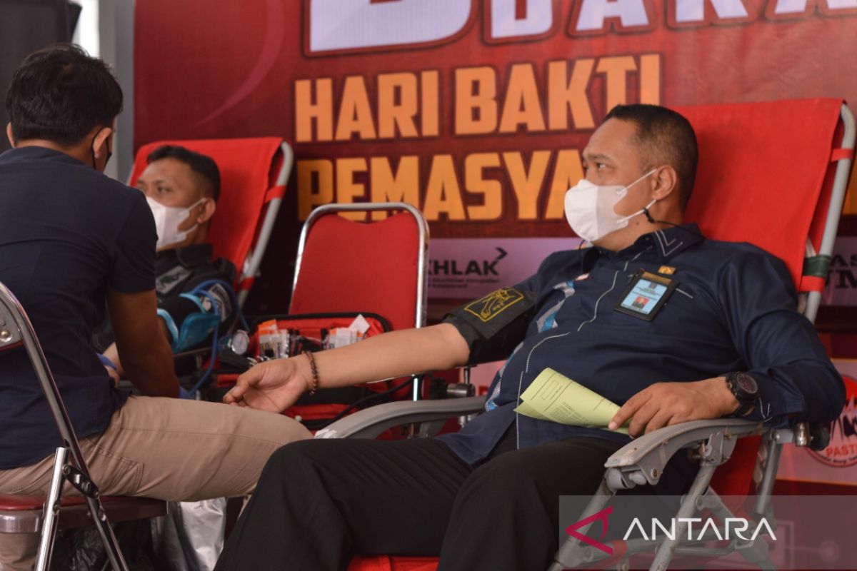Divisi Pemasyarakatan Kemenkumham Gorontalo gelar donor darah