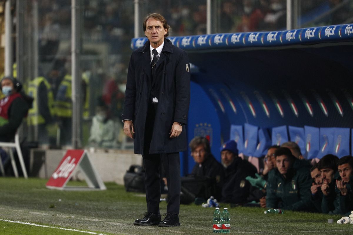 Kualifikasi Piala Dunia 2022: Italia tak lolos, Roberto Mancini bingung
