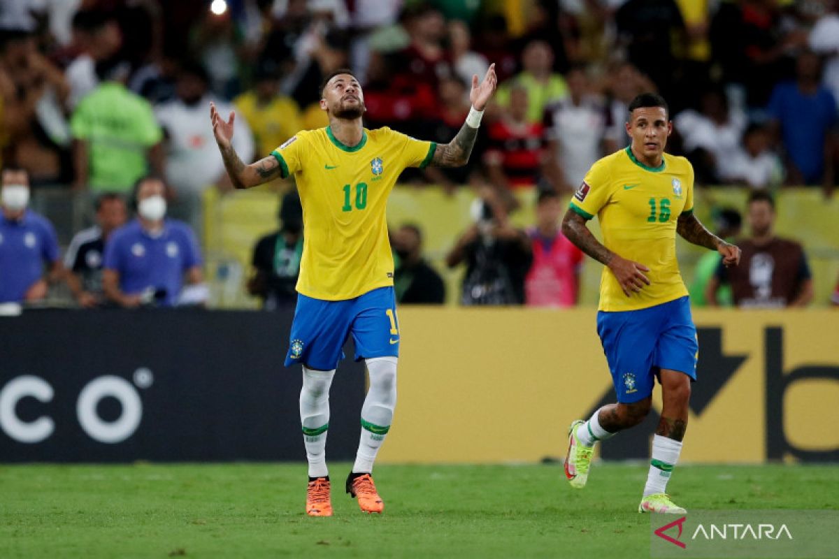 Kualifikasi Piala Dunia 2022 - Brazil libas Chile empat gol tanpa balas