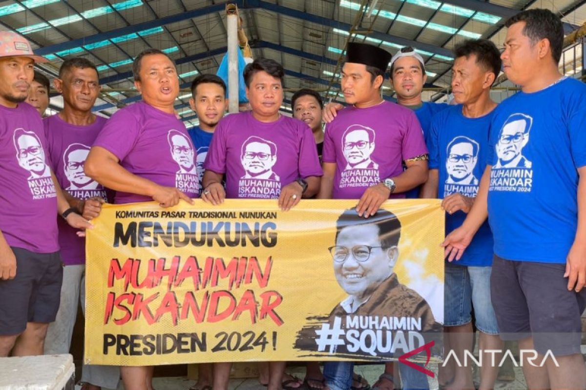 Pedagang Pasar Nunukan dukung Muhaimin Iskandar sebagai Capres 2024