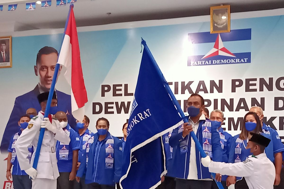 AHY lantik pengurus Demokrat Papua Barat