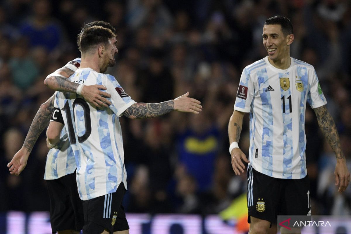 Messi cetak gol, Argentina menang 3-0 atas Venezuela