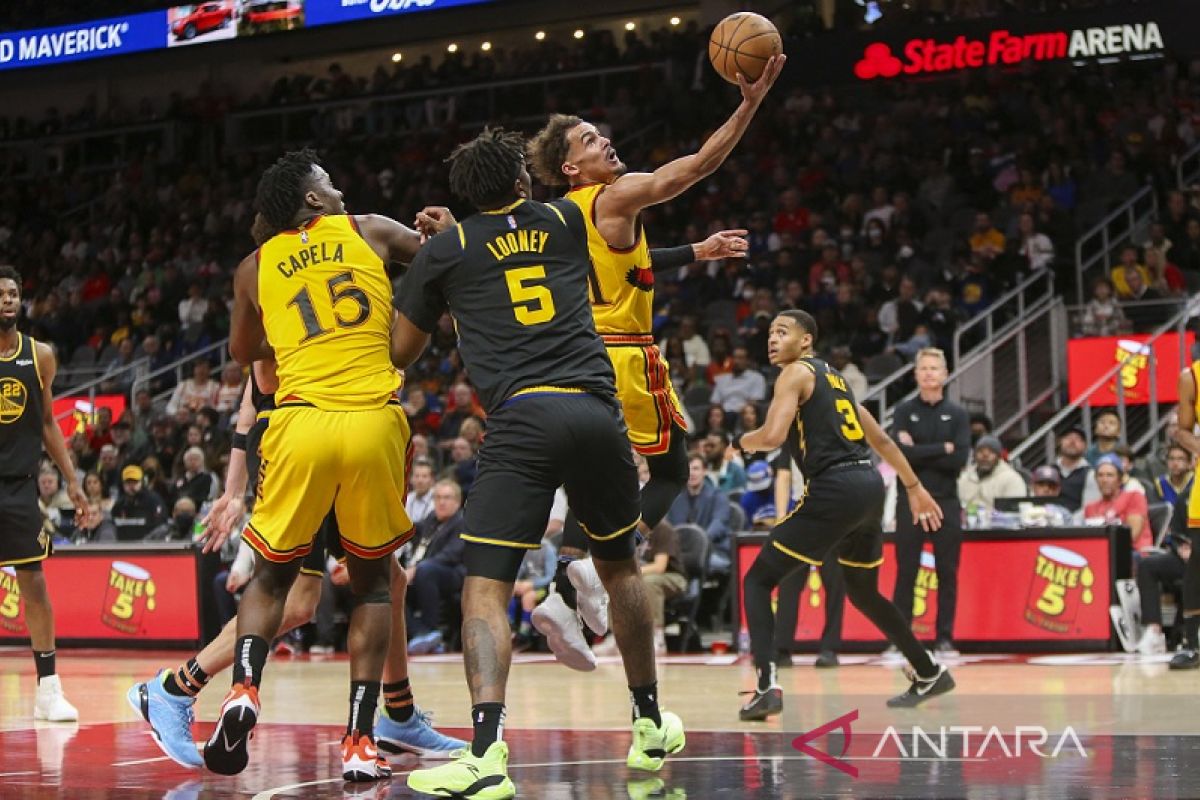 Hawks tutup pekan kalahkan Warriors 121-110