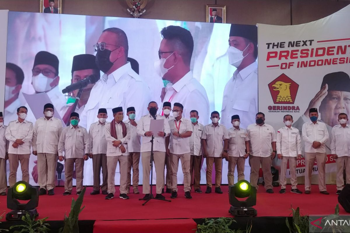 Gerindra Sumbar dukung Prabowo Subianto sebagai Capres 2024
