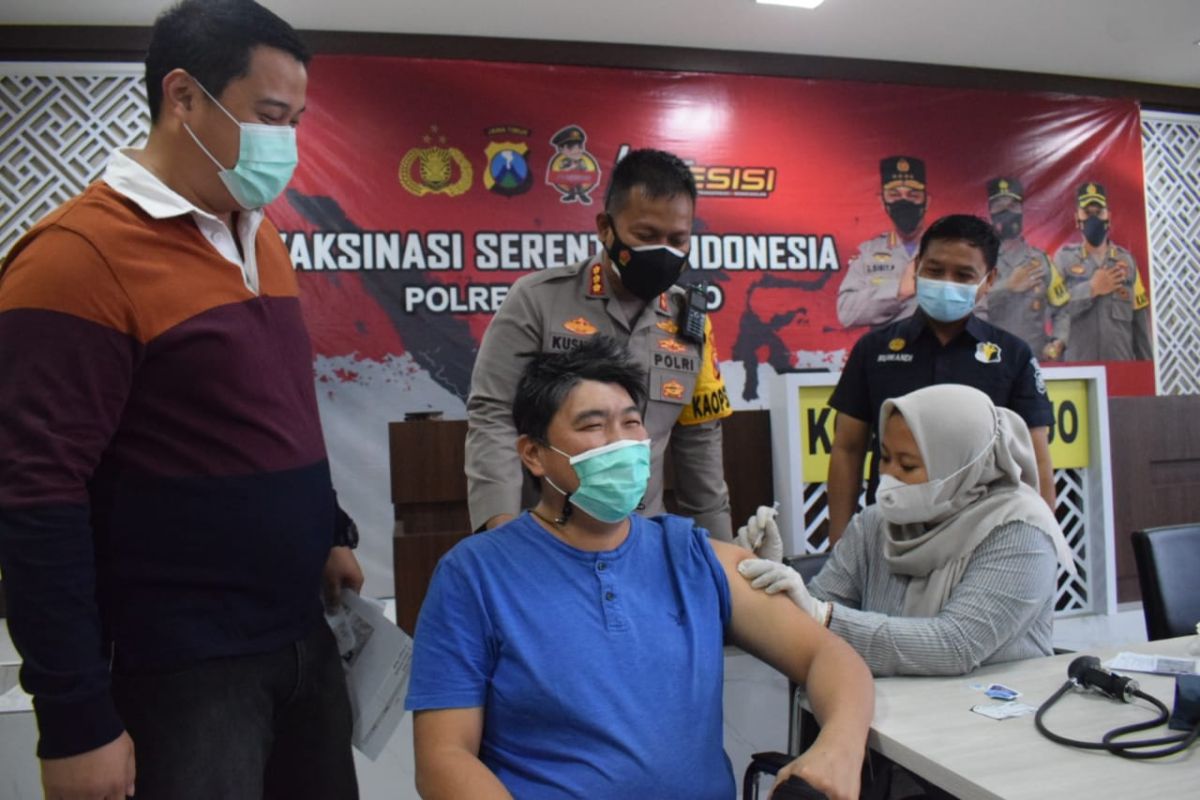 Animo masyarakat Sidoarjo ikuti vaksinasi dosis 2 & 3 cukup tinggi