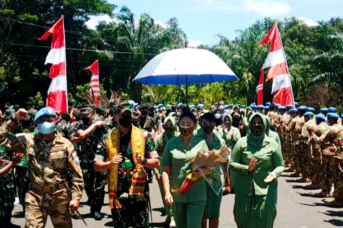 Prajurit RK 644/Wls berhasil laksanakan operasi penugasan di Afrika