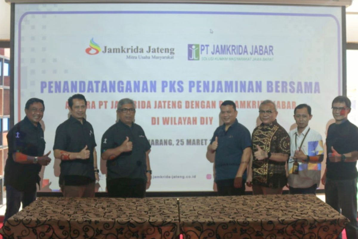 JAMKRIDA Jawa Barat jalin kerjasama dengan JAMKRIDA Jawa Tengah berikan Penjaminan Kredit