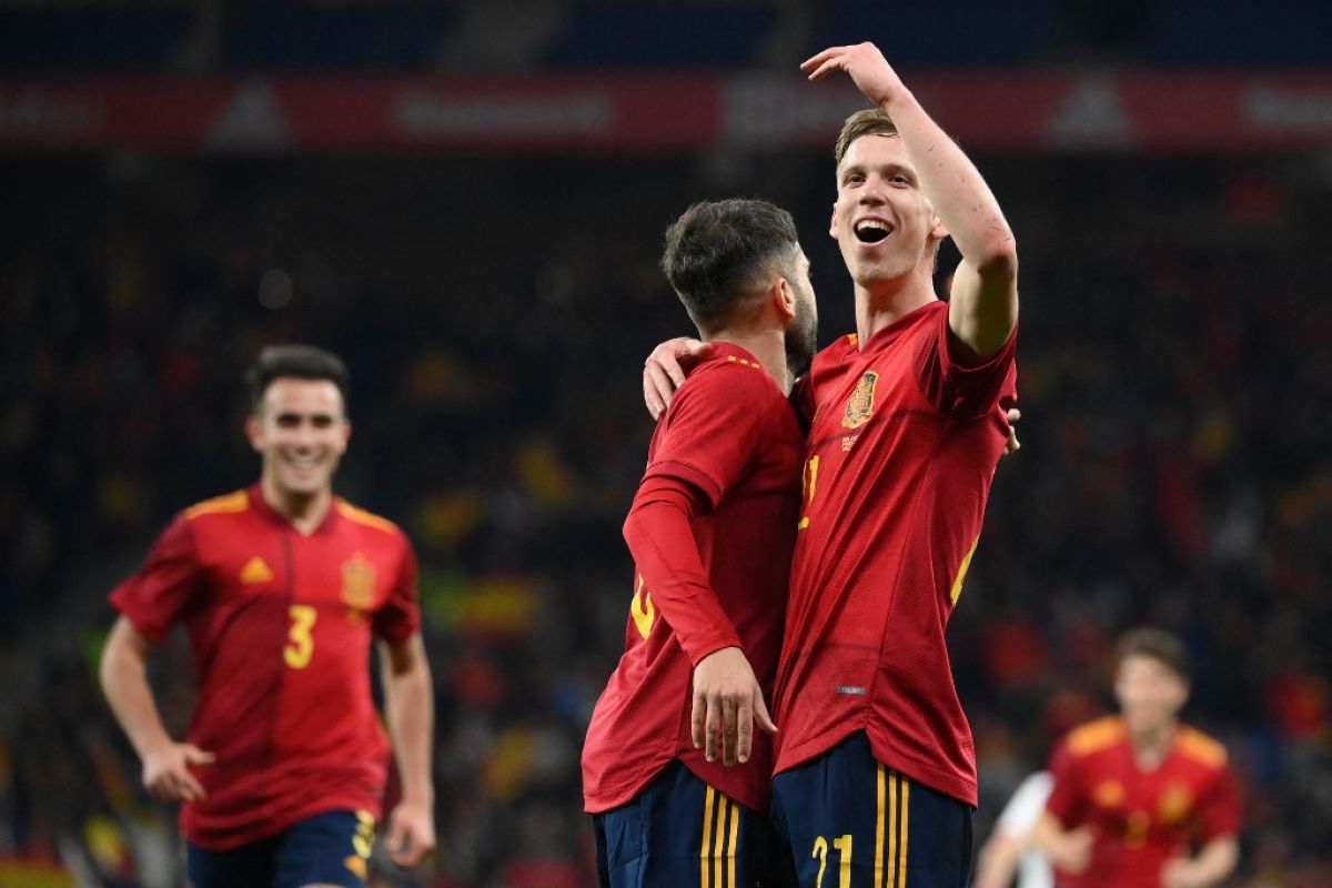 Spanyol menang 2-1 atas Albania