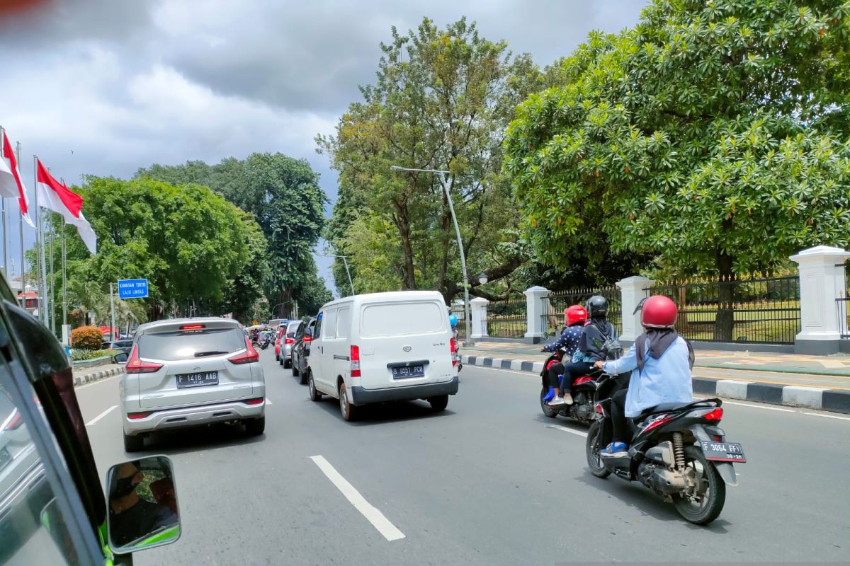 60 ribu kendaraan penuhi Kota Bogor pada akhir pekan jelang Ramadhan
