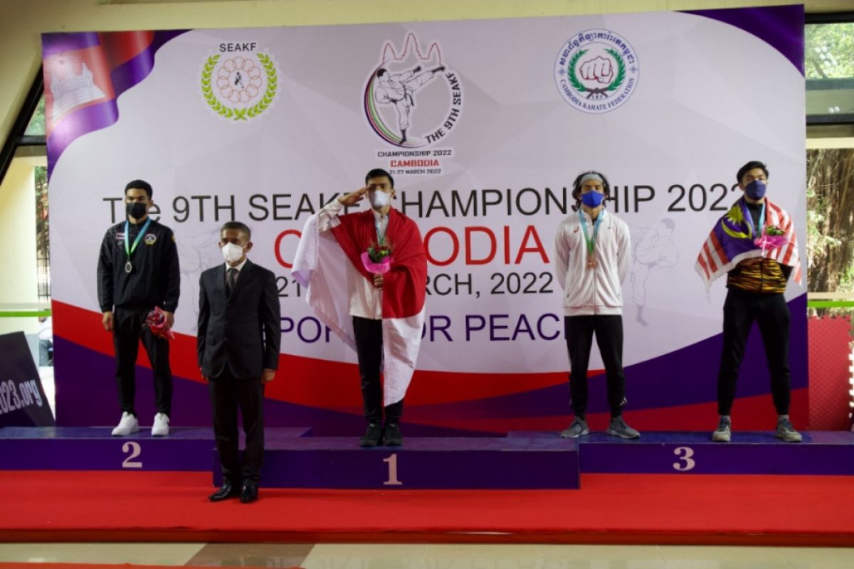 Indonesia raih empat medali emas kejuaraan SEAKF 2022 di Kamboja