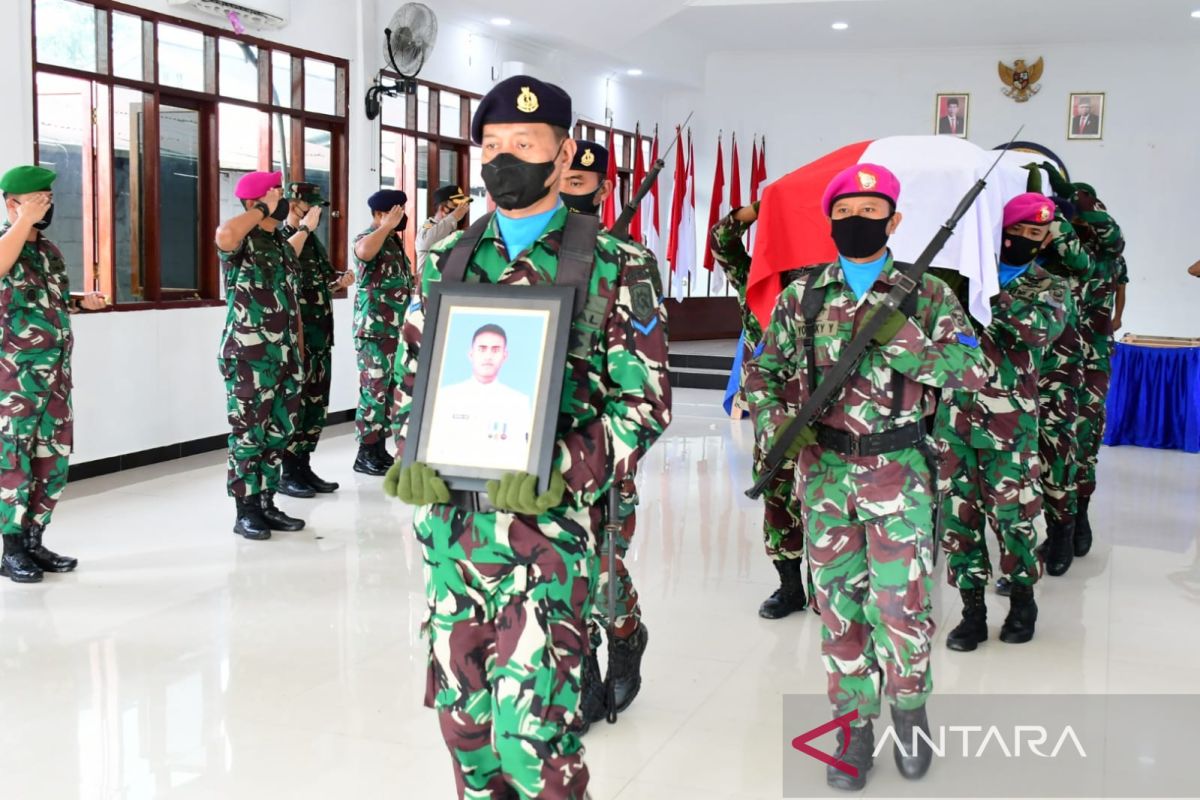 Dua prajurit TNI AL yang gugur di Nduga naik pangkat anumerta