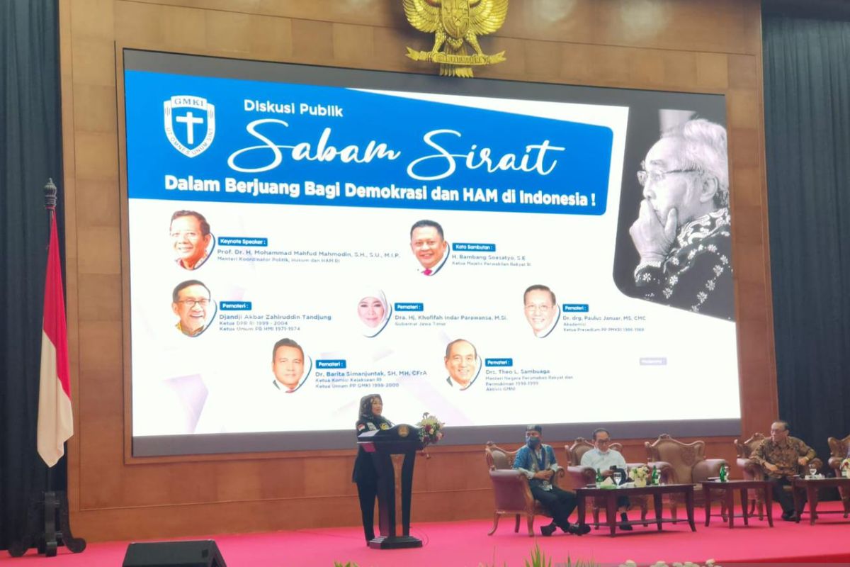 Ketua DPD RI: Sabam Sirait literatur demokrasi HAM kebinekaan