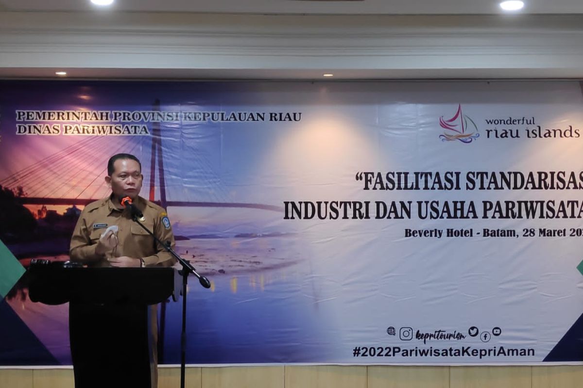 Dispar fasilitasi standarisasi industri dan usaha pariwisata di Kepri