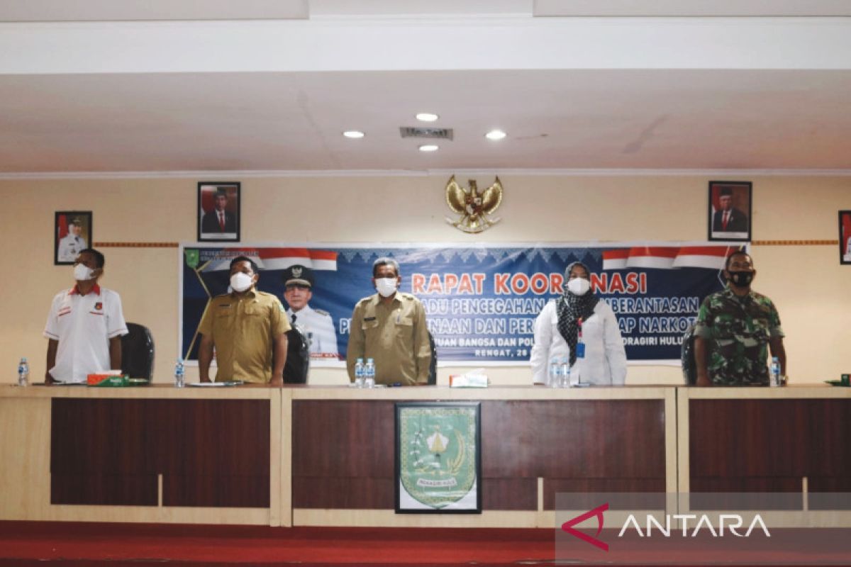 Bupati Inhu prihatin dampak dari narkotika