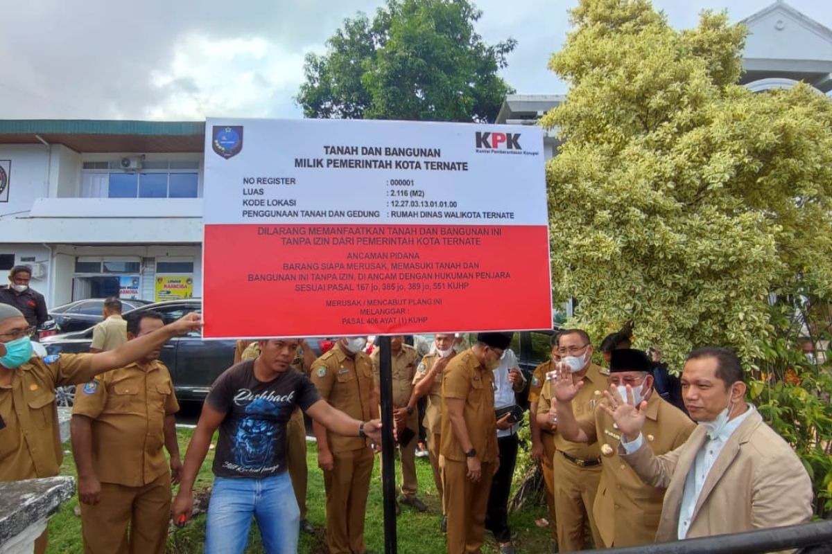 KPK menyoroti penggunaan aset eks kediaman Gubernur Malut