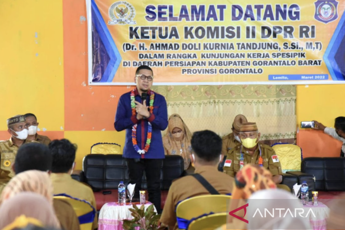 DPR RI minta komite calon daerah otonomi baru di Gorontalo bersiap