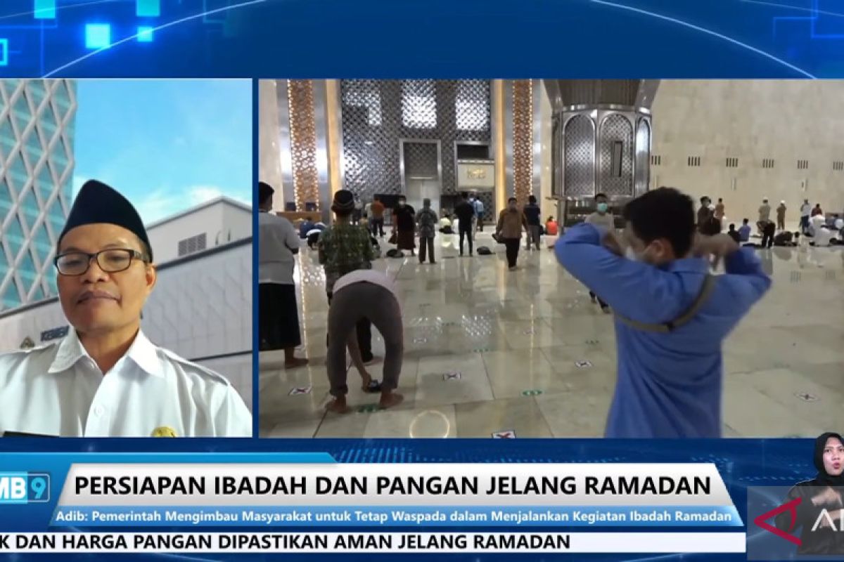 Kemenag: Kapasitas jamaah di masjid selama Ramadhan menyesuaikan PPKM