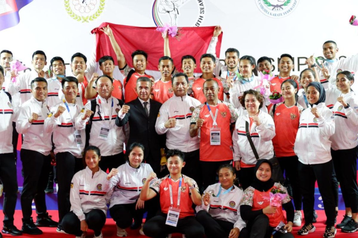 Timnas karate uji tanding lawan Kazakhstan jelang SEA Games Hanoi