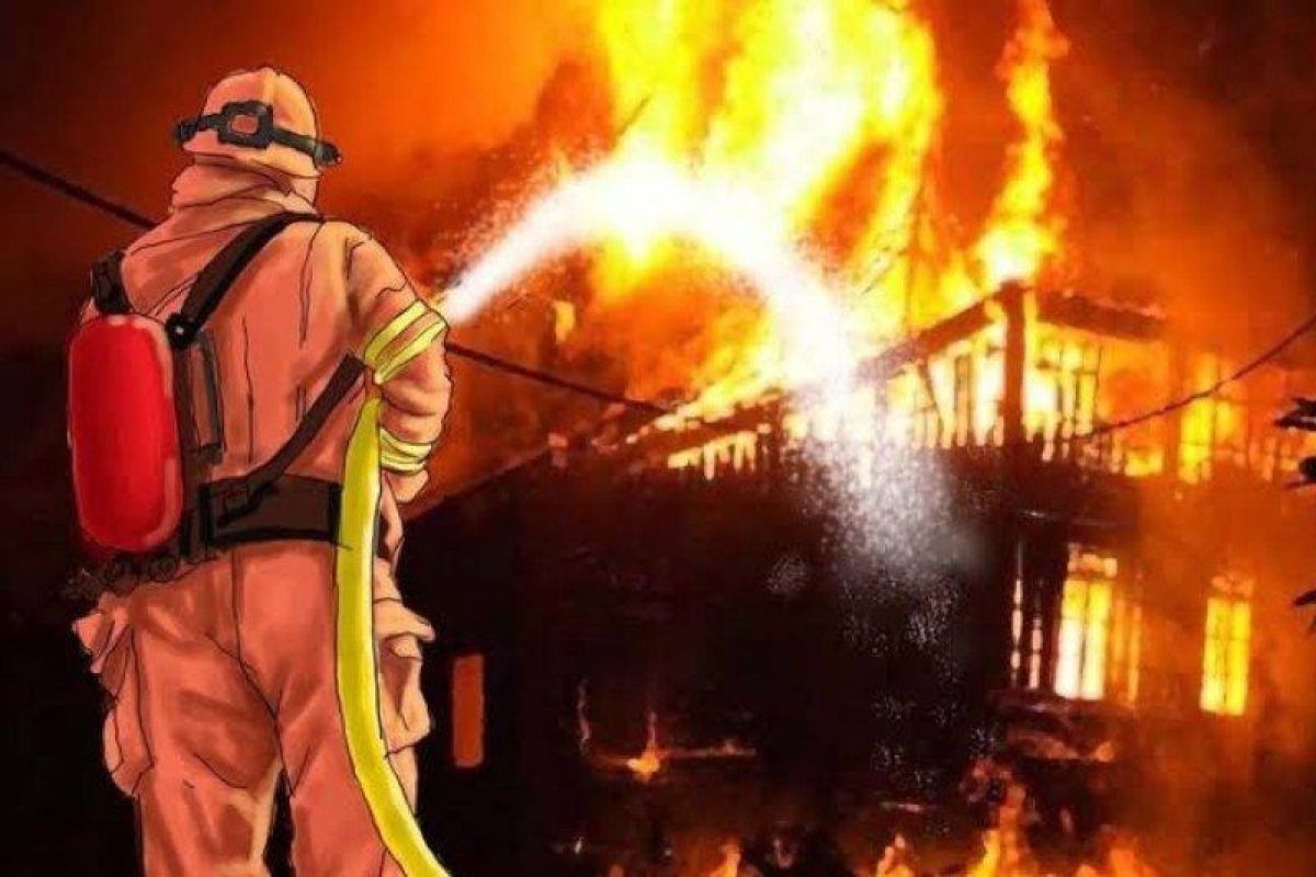 Gedung lantai empat terbakar di Delhi, 26 Orang tewas