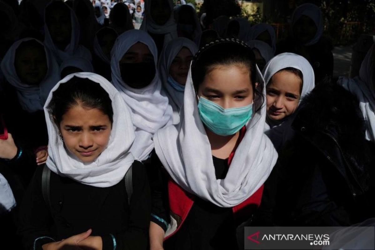 Dewan Keamanan PBB minta Taliban Afghanistan izinkan anak perempuan bersekolah