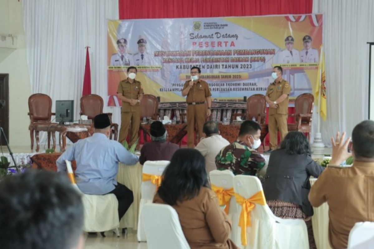 Sekda Dairi: Menyelaraskan program kabupaten dengan provinsi