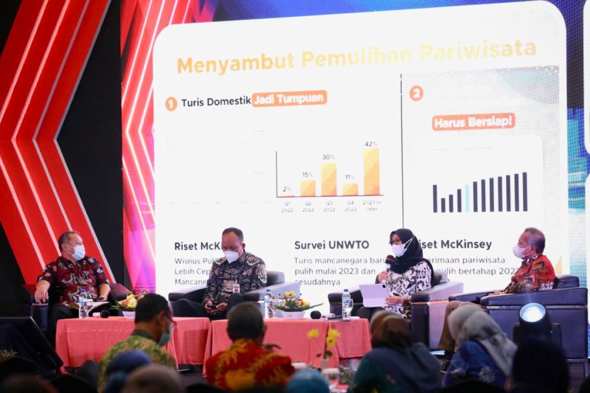 Bupati Ipuk paparkan konsep pariwisata pada seminar Forum Kabupaten/Kota Sehat Indonesia