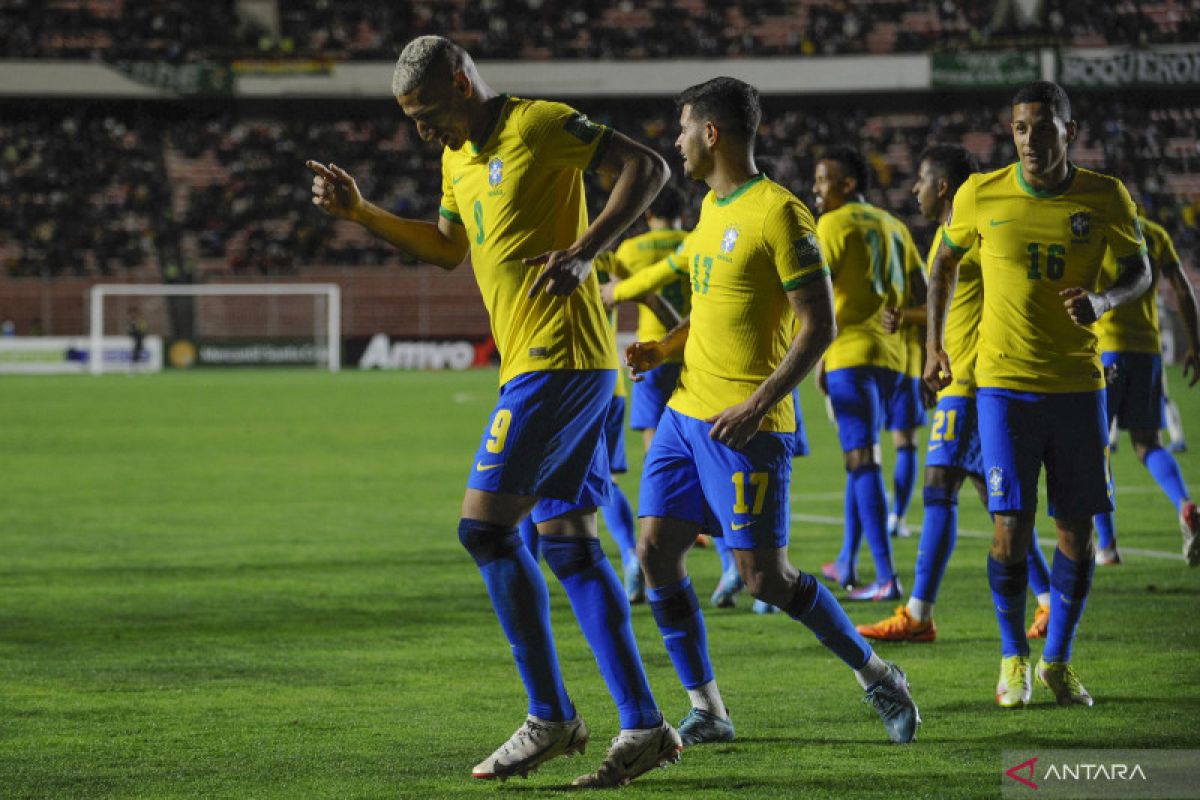 Brazil melanjutkan catatan tak terkalahkan setelah melibas Bolivia 4-0