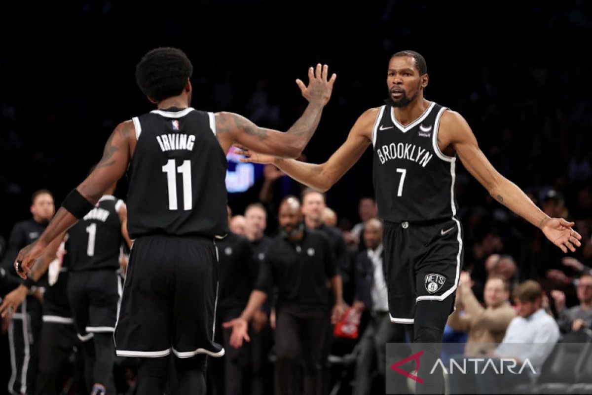 Kevin Durant bimbing Nets ke jalur kemenangan