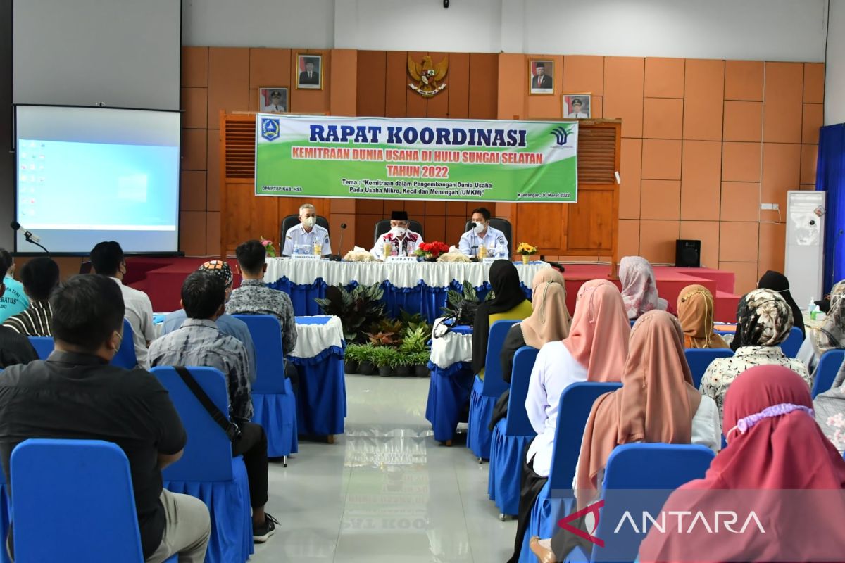 Bupati HSS buka rakor kemitraan dunia usaha