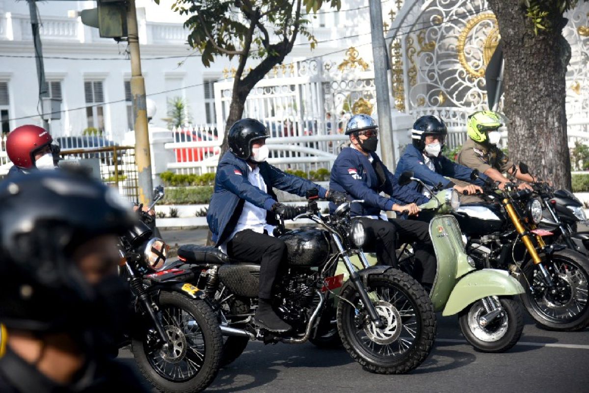 Kepala daerah se Sumut konvoi sepeda motor ke lokasi Musrembang