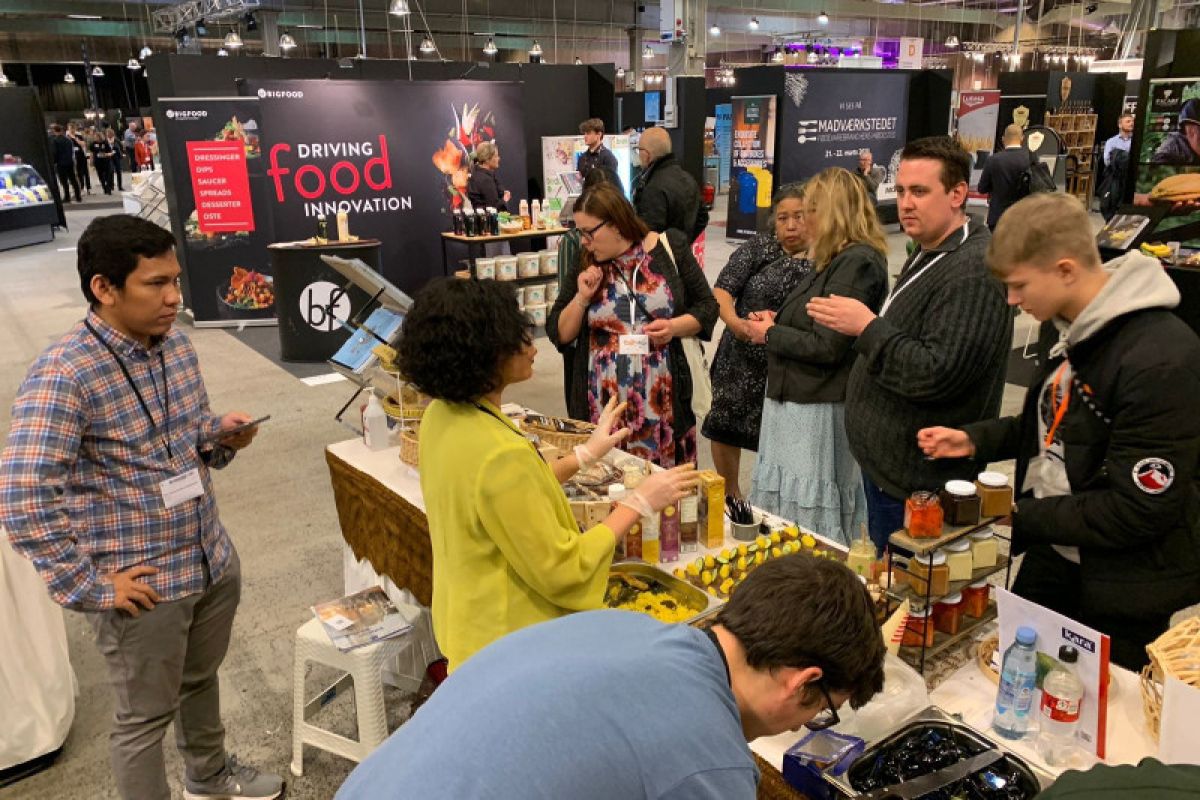 KBRI promosikan makanan Indonesia di 'food expo' terbesar di Denmark