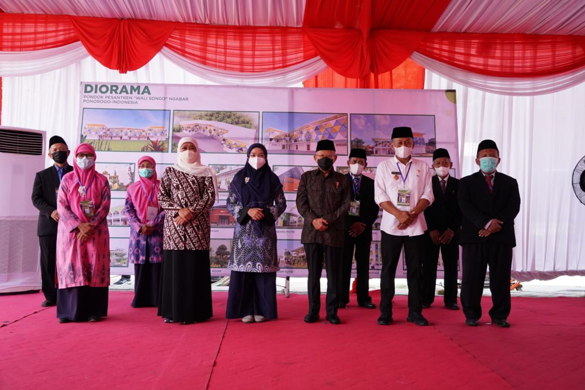 Wapres Ma'ruf Amin resmikan gedung sekolah Islam internasional di Ponorogo