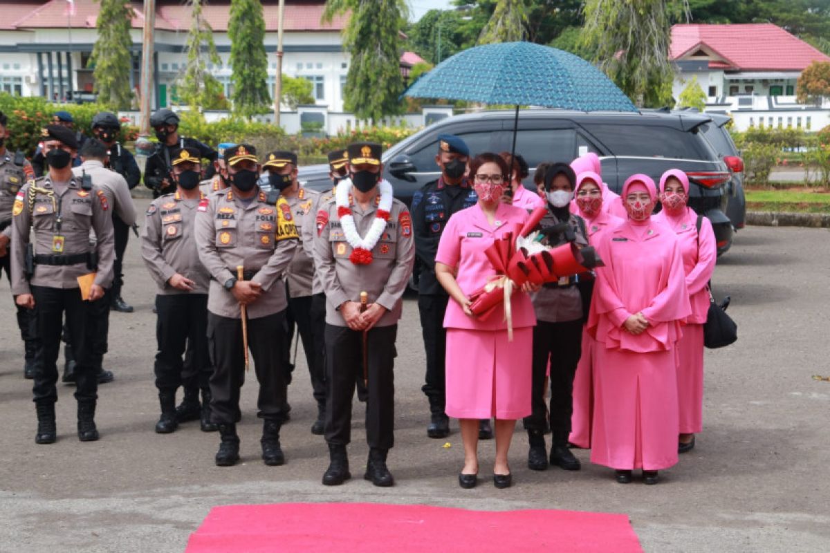 Kunjungan kerja Kapolda di Polres Malinau