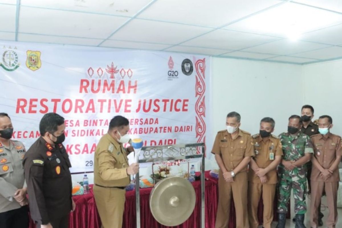 Pertama, Kabupaten Dairi kini miliki Rumah Restorative Justice