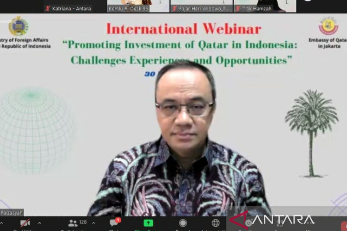 Kemlu RI dorong peningkatan investasi Qatar di Indonesia