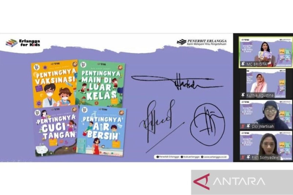 Penerbit Erlangga luncurkan buku cerita untuk edukasi anak tentang kesehatan