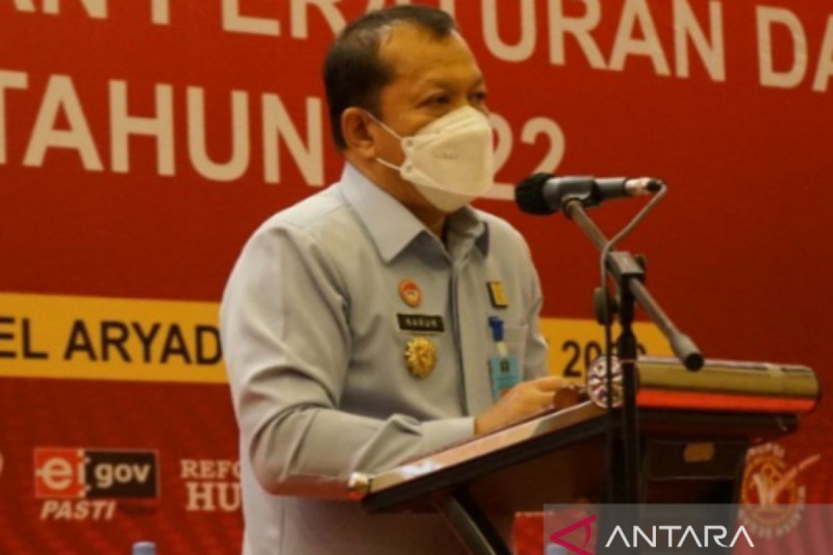 Kemenkumham Sumsel optimalkan majelis pengawas bina ratusan notaris