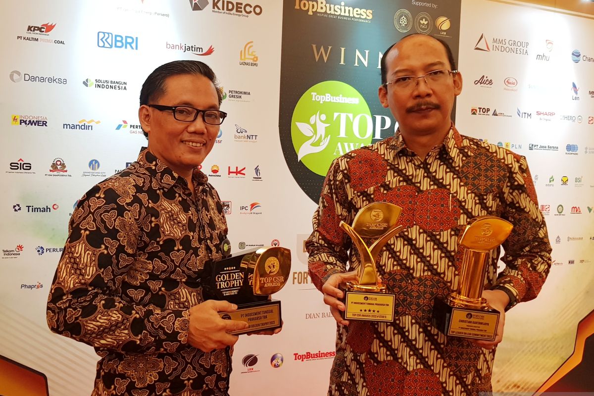 Indocement raih tiga penghargaan  dalam ajang TOP CSR Awards 2022