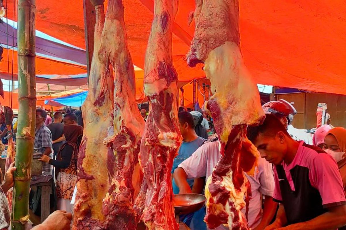 Harga daging sapi naik, pembeli sepi