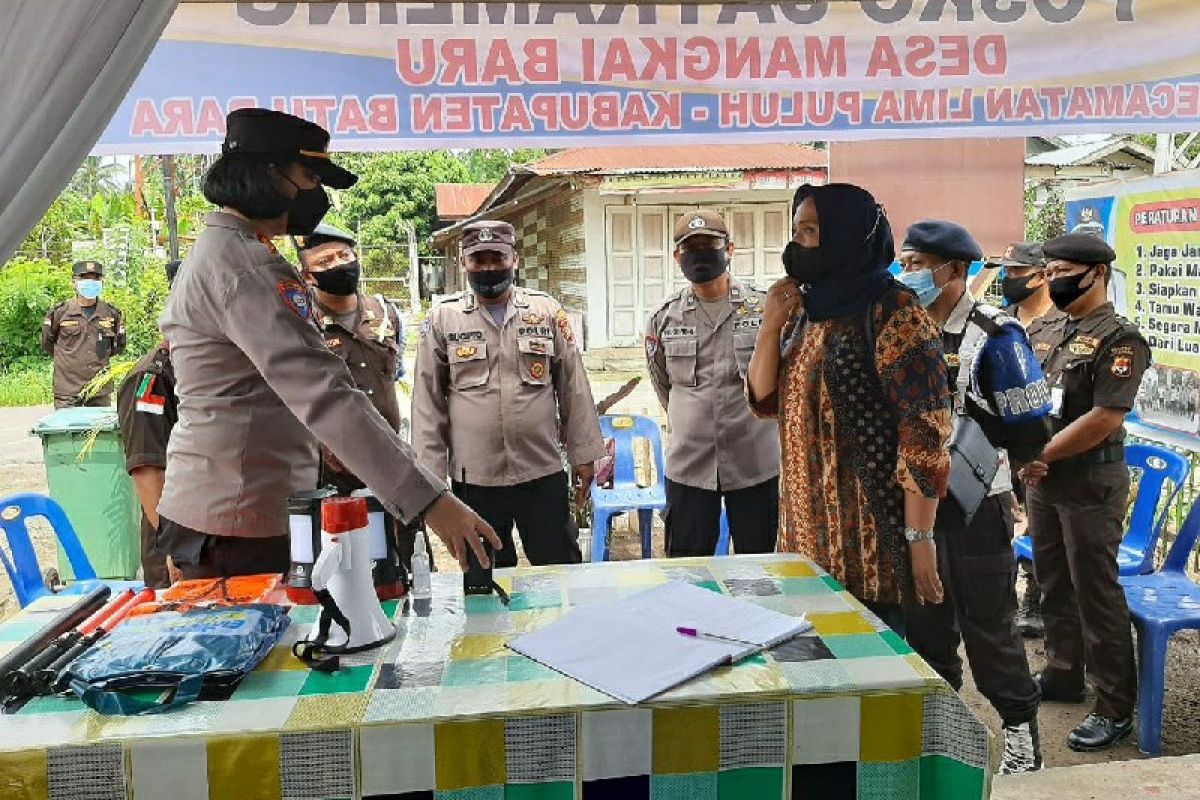 Wujudkan Harkamtibmas, Satbinmas Polres Batubara dorong pemerintah desa galakkan pos kamling