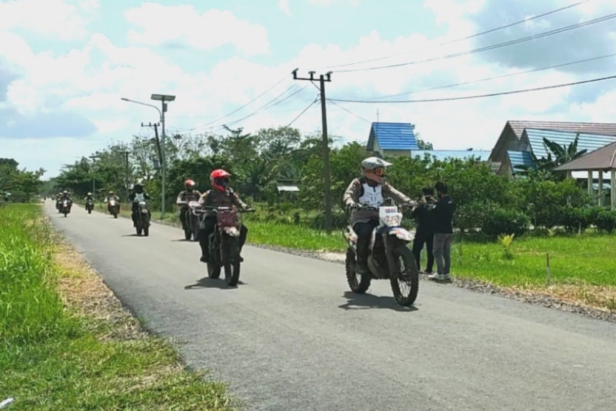 Kapolda Kalteng naik trail patroli karhutla di Pulang Pisau