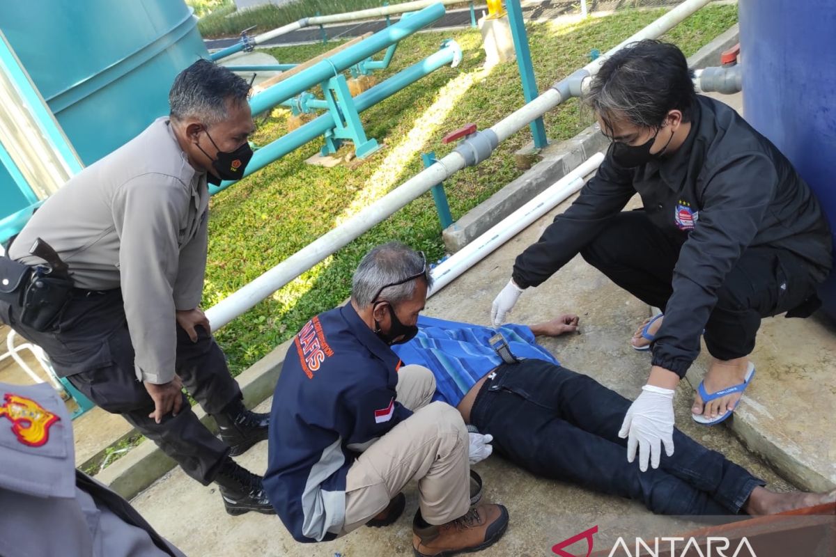 Polsek Warudoyong Sukabumi selediki penemuan jenazah di pabrik