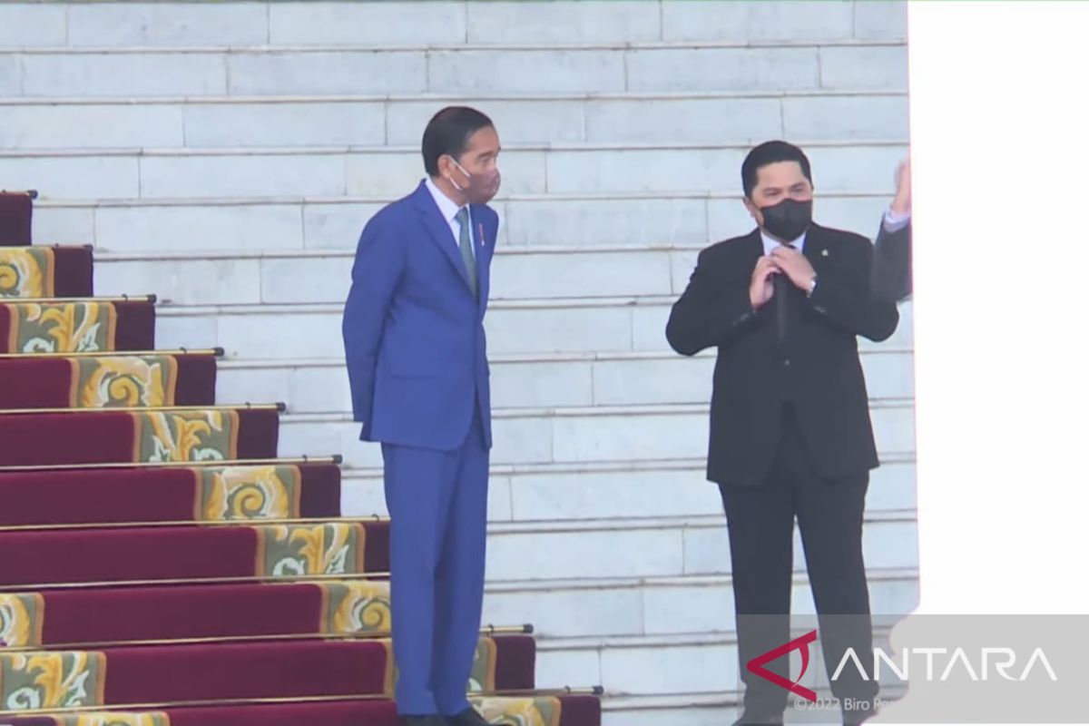 Presiden Jokowi terima kunjungan PM Papua Nugini di Istana Kepresidenan